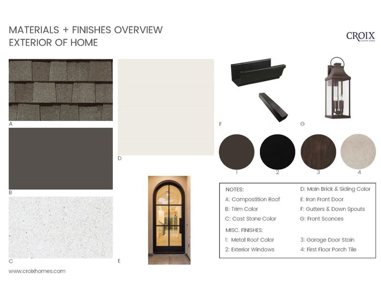 Exterior Finishes Exterior Finishes