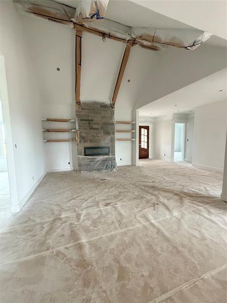 In-progress construction of a new home in , Celeste, TX (Image 10).
