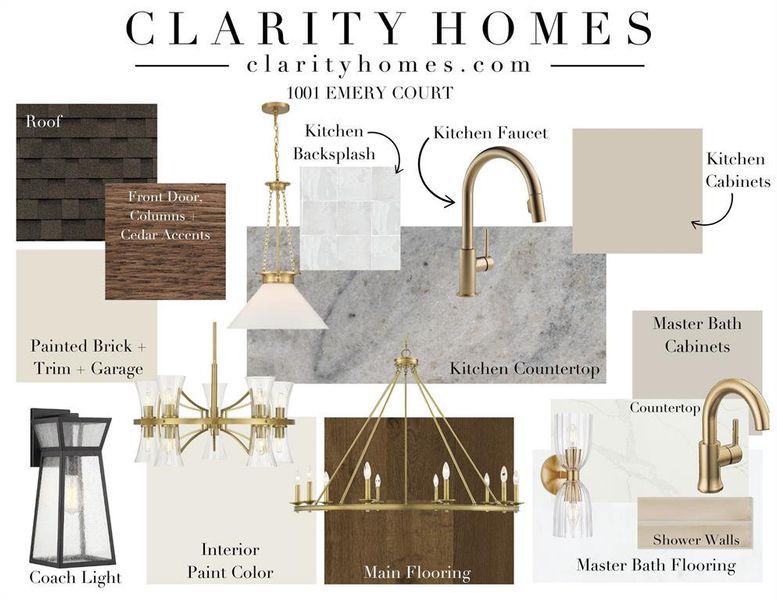 Sample of building materials used in homes in Parker Ridge, Weatherford (Image 21).