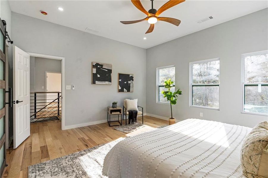 Furnished interior view inside a new home in , Atlanta (Image 34).
