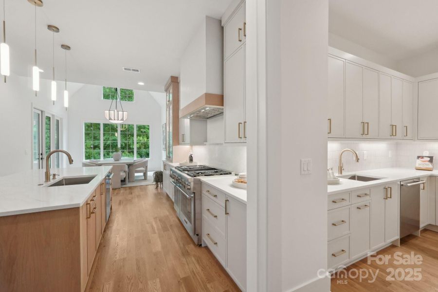 Furnished interior view inside a new home in Cardinal Crest, Weddington (Image 30).