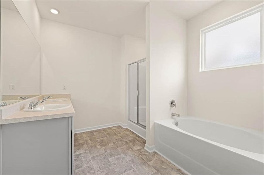 Furnished interior view inside a new home in Champion's Run, Lithonia (Image 7).