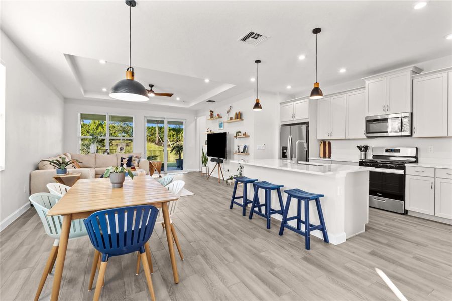 Furnished interior view inside a new home in , Port St. Lucie (Image 15).