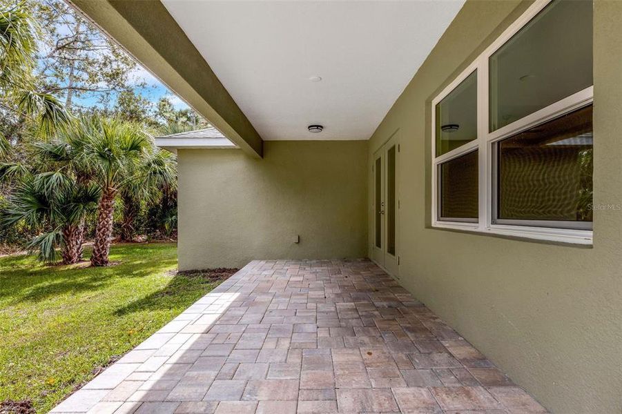 Exterior details and patio area of a home in , Englewood (Image 23).