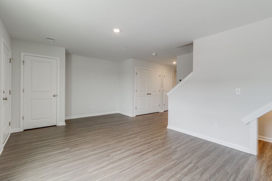 Spacious, unfurnished interior of a new home in Astoria, Columbia (Image 15). Spacious, unfurnished interior of a new home in Astoria, Columbia (Image 15).