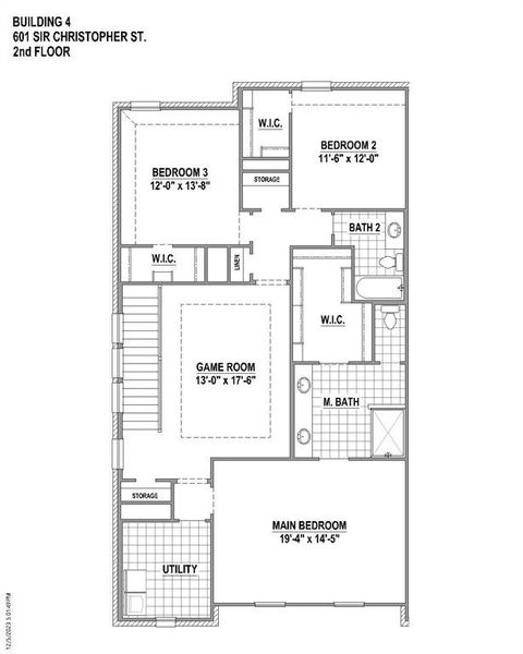 2nd Level Floor plan