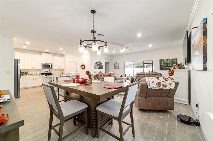 Furnished interior view inside a new home in Country Lane Estates, Williston (Image 30).