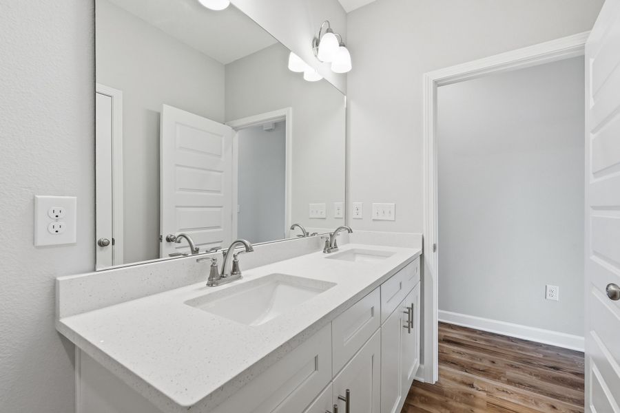 Furnished interior view inside a new home in Southern Charm, Crestview (Image 11).
