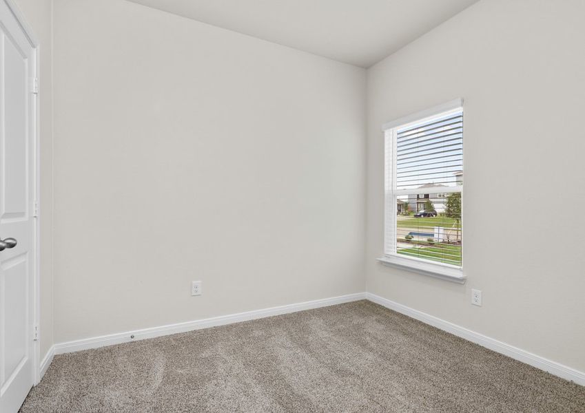 The secondary bedrooms are the perfect space for children's bedrooms and guest rooms.