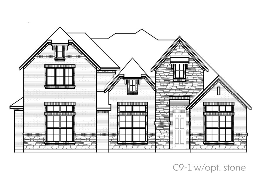 Representative rendering of the exterior for the Windsor by John Houston Homes (Image 6).