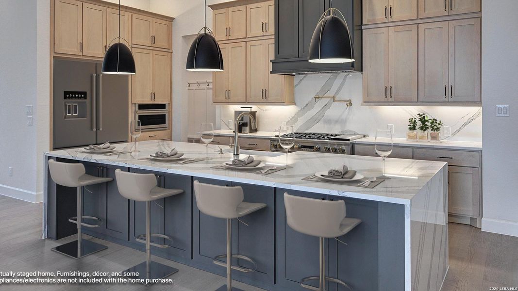 Furnished interior view inside a new home in George's Ranch, Boerne (Image 6).