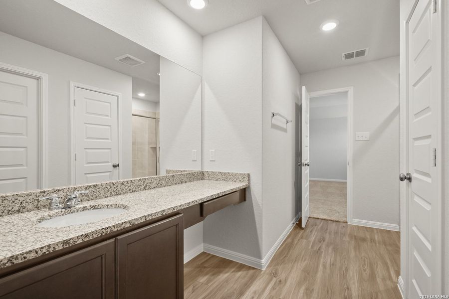 Furnished interior view inside a new home in Cinco Lakes, San Antonio (Image 11).