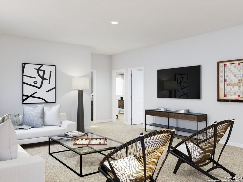 Furnished interior view inside a new home in Abbott Place, St. Hedwig (Image 22). Furnished interior view inside a new home in Abbott Place, St. Hedwig (Image 22).