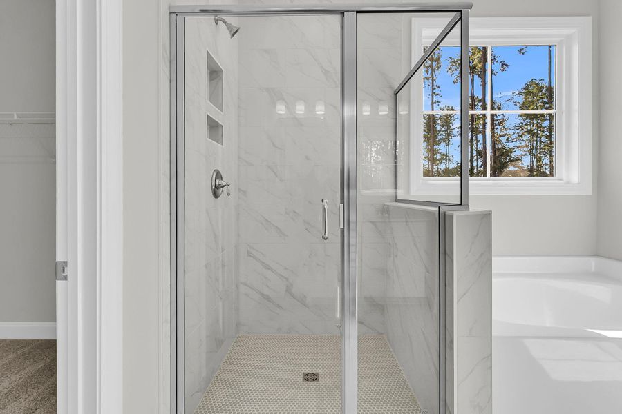 Furnished interior view inside a new home in Tidewater at Lakes of Cane Bay, Summerville (Image 11).