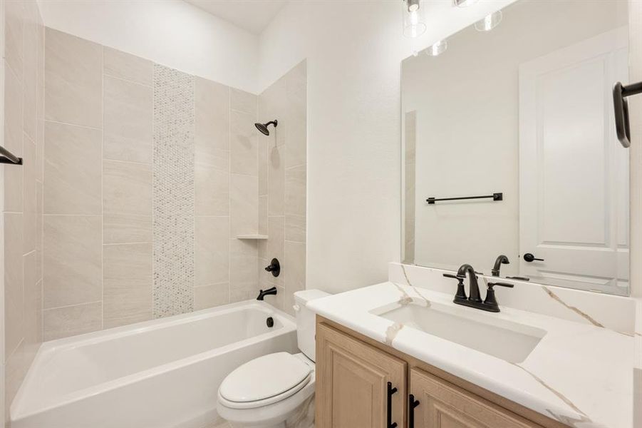 Furnished interior view inside a new home in Timberbrook 3B-4A, Justin (Image 12).