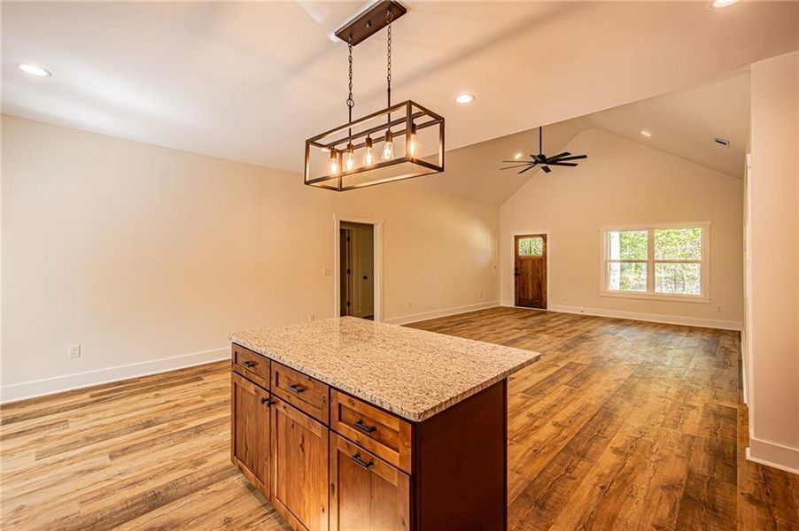 Furnished interior view inside a new home in , Dawsonville (Image 11).