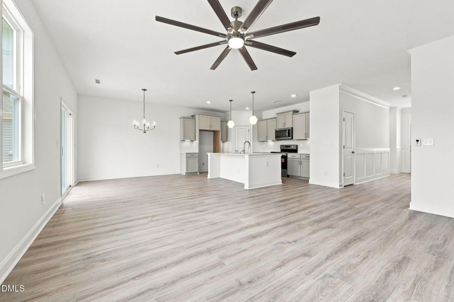 Spacious, unfurnished interior of a new home in The Cottages at 78 North, Sanford (Image 23).