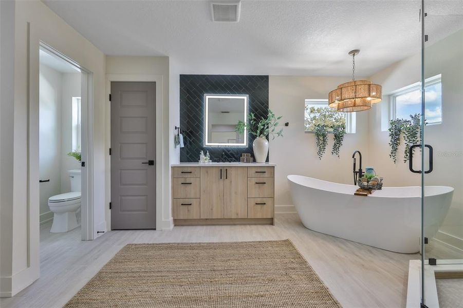 Furnished interior view inside a new home in , Tampa (Image 50). Furnished interior view inside a new home in , Tampa (Image 50).