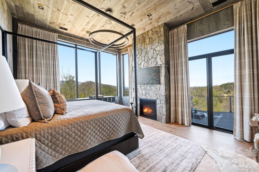 Furnished interior view inside a new home in , Banner Elk (Image 28).