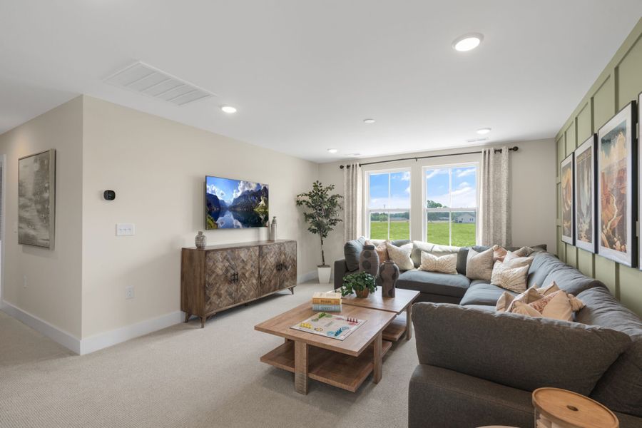 Representative furnished interior of a home built from the Sequoia by Mattamy Homes in Windwater, Parrish (Image 11).