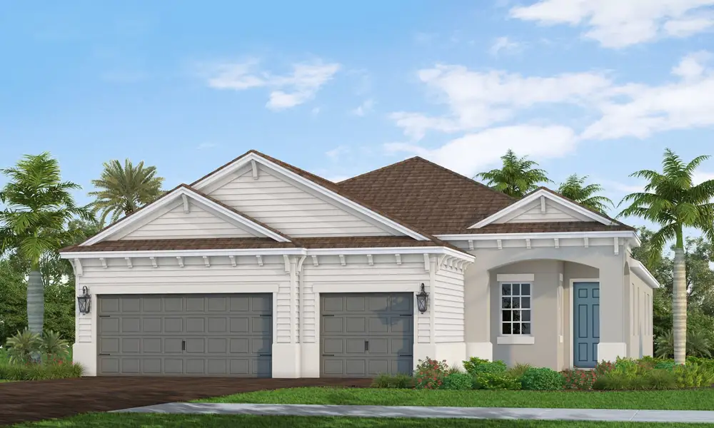 Representative exterior photo of a completed home built from the Sea Mist by Neal Communities in Grand Park, Sarasota, FL (Image 2).