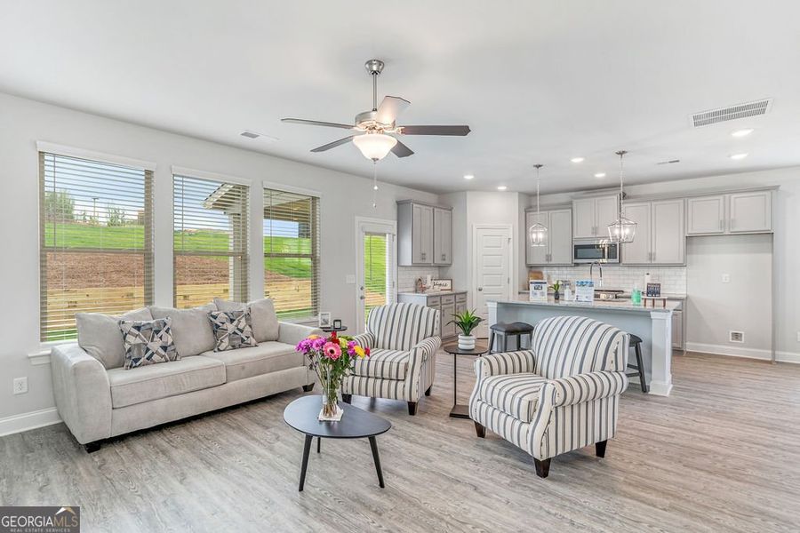 Furnished interior view inside a new home in Harley Farms South, Bonaire (Image 6).