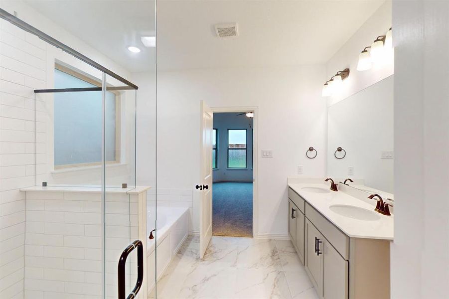 Furnished interior view inside a new home in Lilybrooke at Legacy Hills, Celina (Image 7).