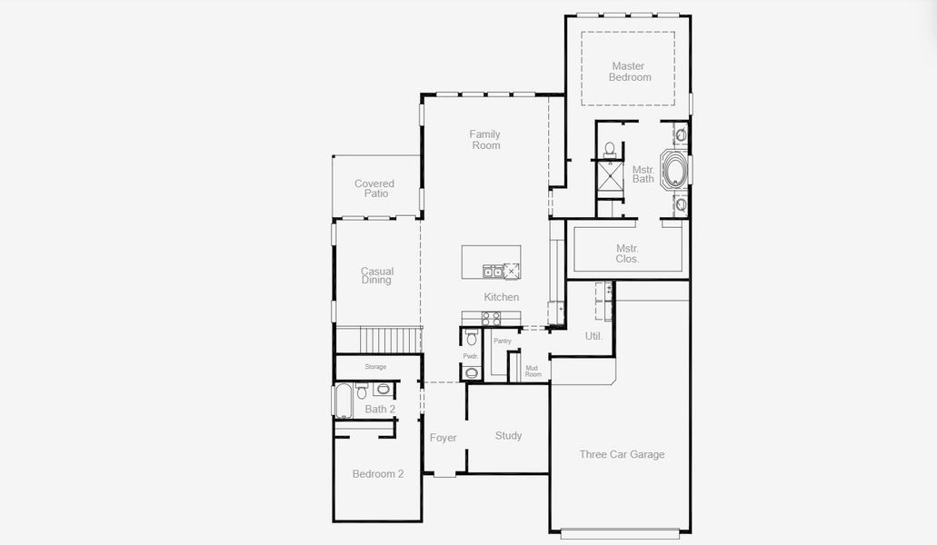 2D floor plan layout for the Shepherd by Coventry Homes in Dominion of Pleasant Valley 70', Wylie, TX (Image 8).