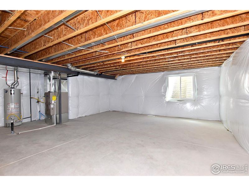 In-progress construction of a new home in , Johnstown, CO (Image 41).