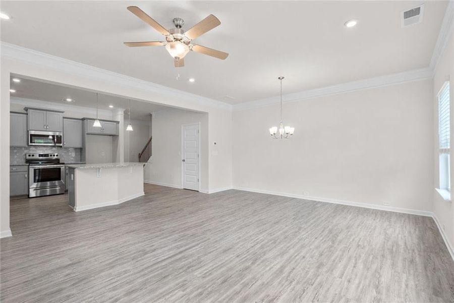 Spacious, unfurnished interior of a new home in Fairington, Cartersville (Image 18). Spacious, unfurnished interior of a new home in Fairington, Cartersville (Image 18).