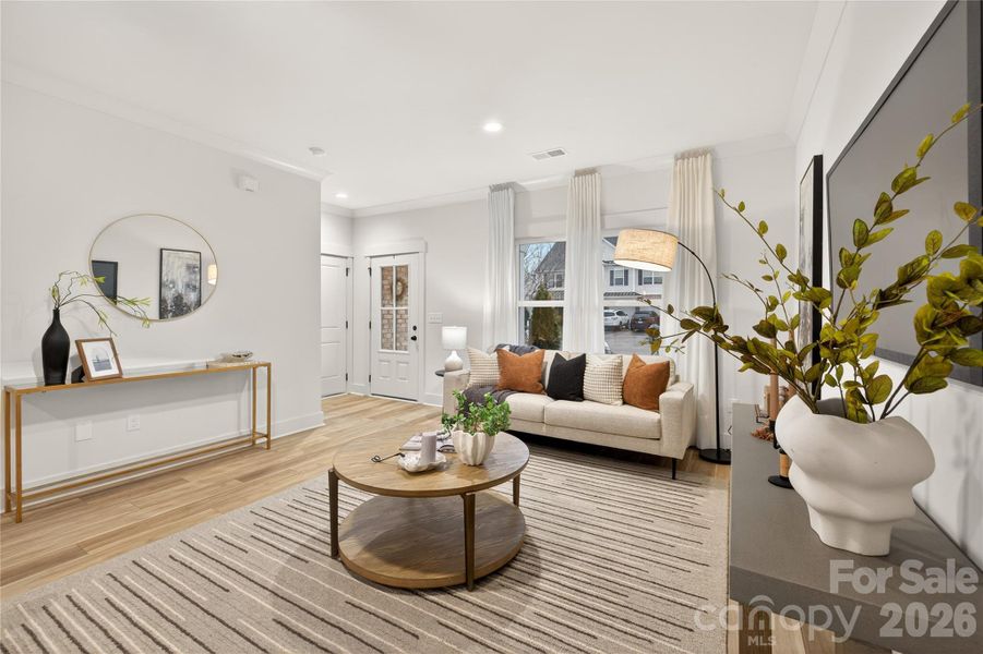 Furnished interior view inside a new home in , Davidson (Image 11).