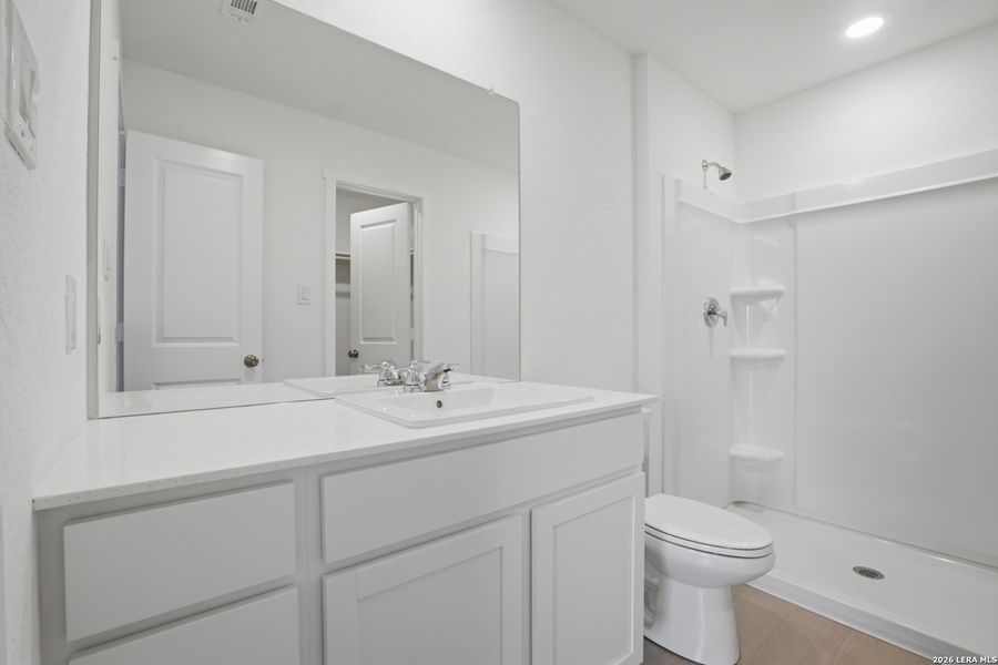 Furnished interior view inside a new home in Rose Valley, Converse (Image 10).
