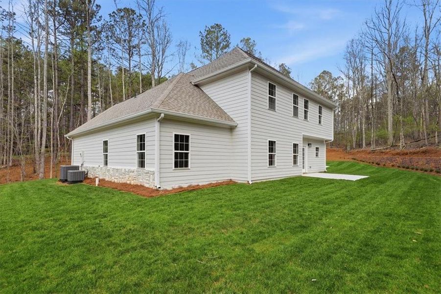 Exterior details and patio area of a home in , Villa Rica (Image 23).