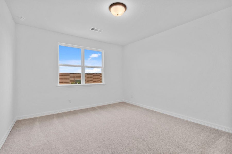 Thoughtfully designed, this secondary bedroom delivers comfort with a contemporary edge. Thoughtfully designed, this secondary bedroom delivers comfort with a contemporary edge.