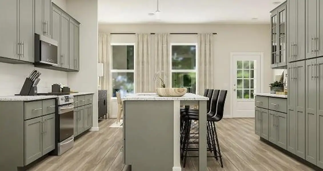 Furnished interior view inside a new home in Forrest Crossing, Woodstock (Image 2). Furnished interior view inside a new home in Forrest Crossing, Woodstock (Image 2).