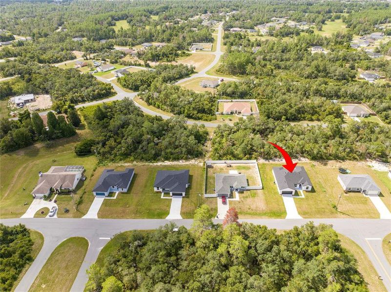 Front exterior of a new home in , Ocala, FL, highlighting curb appeal (Image 39).