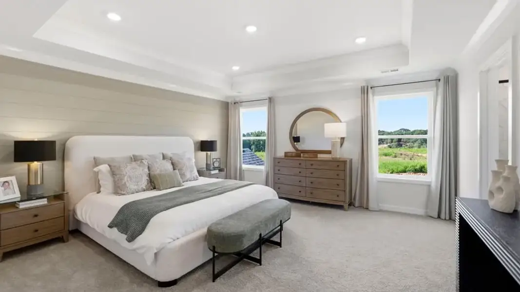 Furnished interior view inside a new home in Spring Ridge Reserve, Anderson (Image 33). Furnished interior view inside a new home in Spring Ridge Reserve, Anderson (Image 33).