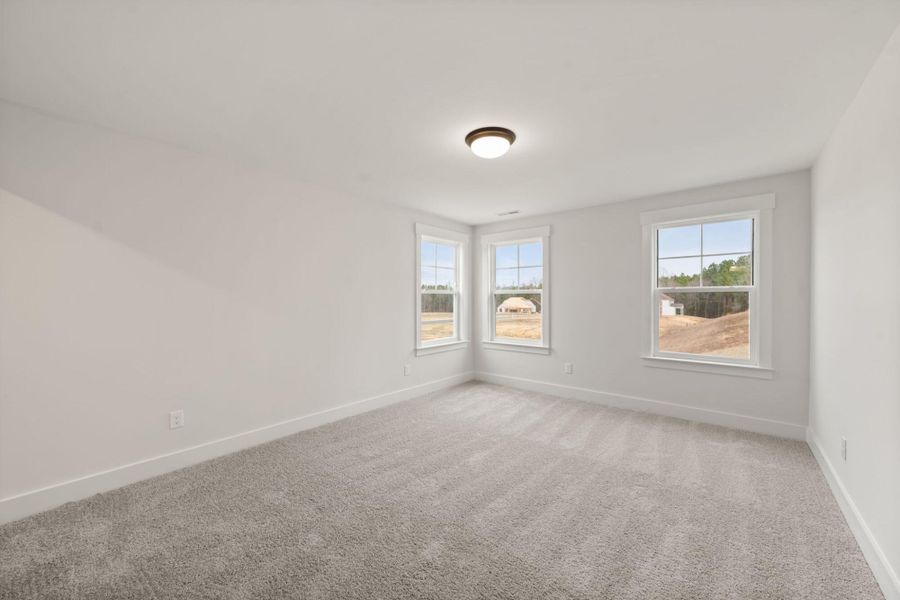 Spacious, unfurnished interior of a new home in Wexford, Elon (Image 45).