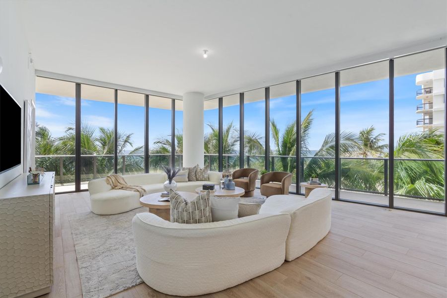 Furnished interior view inside a new home in Casamar, Pompano Beach (Image 24).