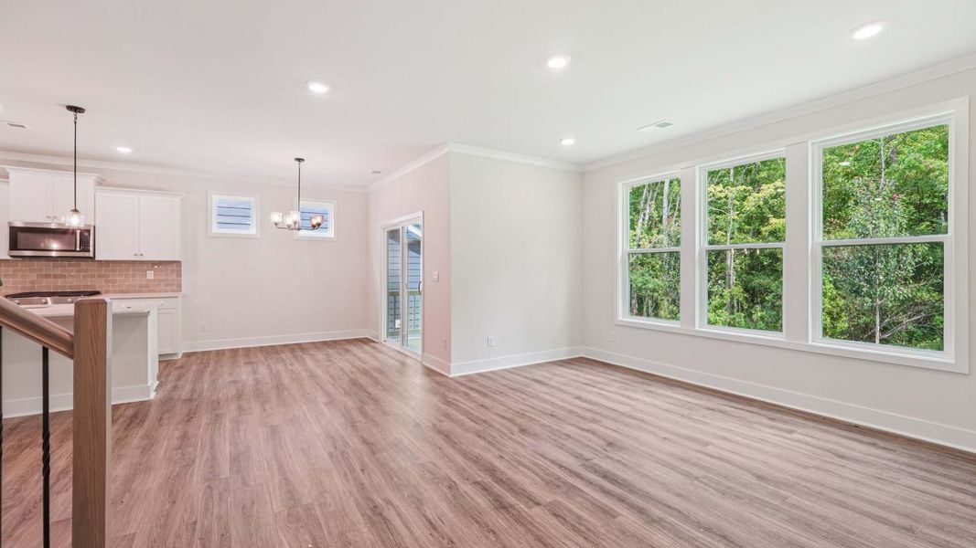 Representative unfurnished interior of a home built from the Cypress by D.R. Horton in Westport, York (Image 33).