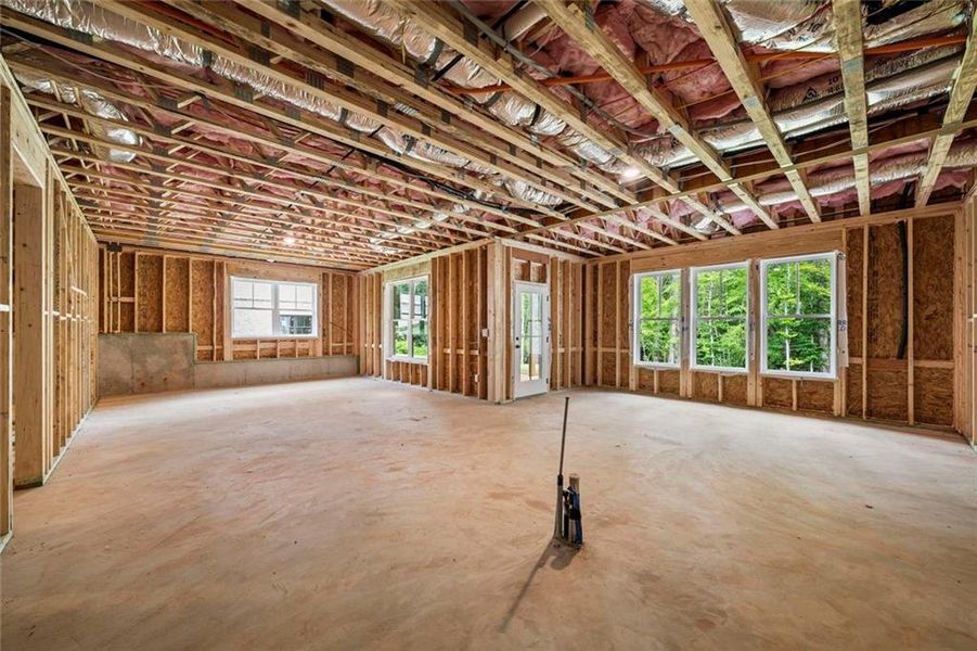 In-progress construction of a new home in , Atlanta, GA (Image 65).