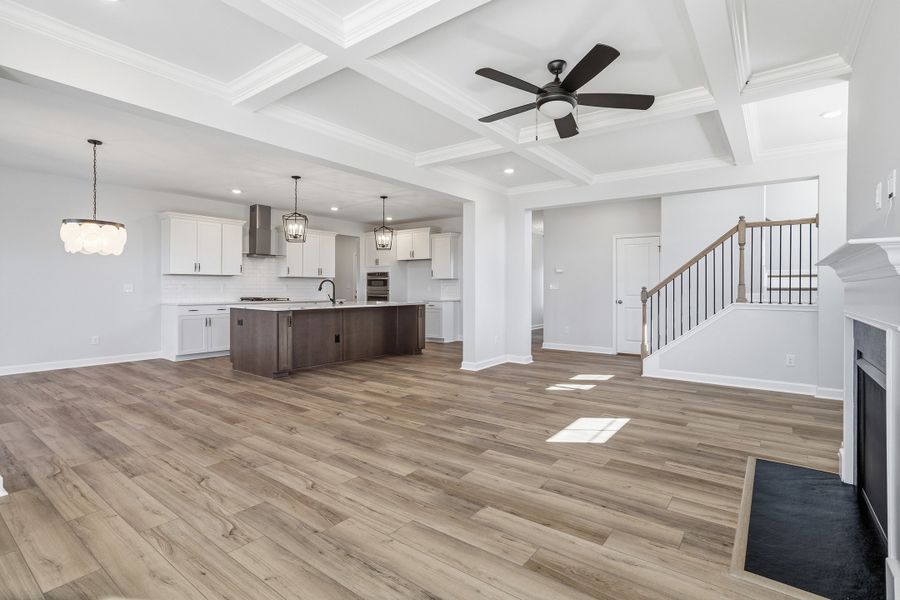 Spacious, unfurnished interior of a new home in Sweetbrier, Durham (Image 23).