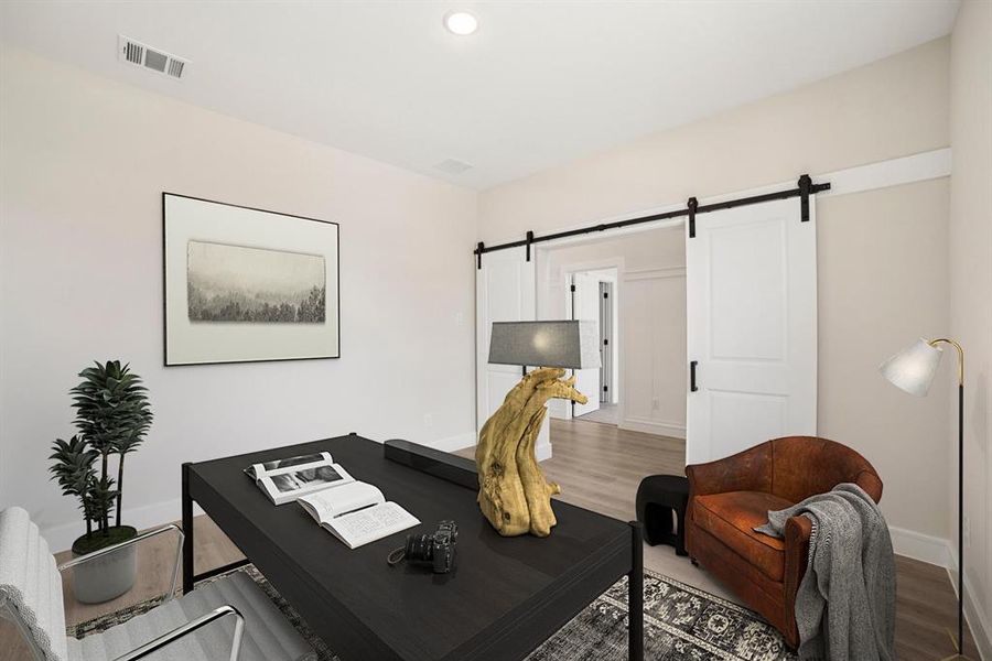 Furnished interior view inside a new home in Elevon, Lavon (Image 27). Furnished interior view inside a new home in Elevon, Lavon (Image 27).