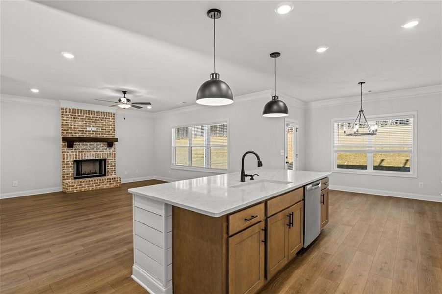 Furnished interior view inside a new home in Red Oak Ridge, Loganville (Image 4).