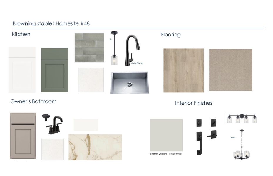 Sample of building materials used in homes in Browning Stables, Wendell (Image 26).