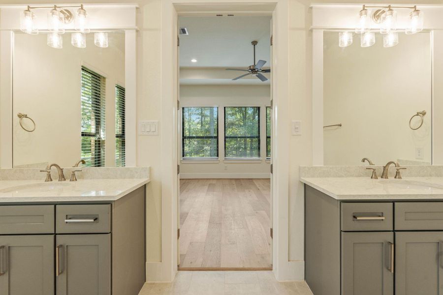 Furnished interior view inside a new home in The Cedars, Plantersville (Image 7).