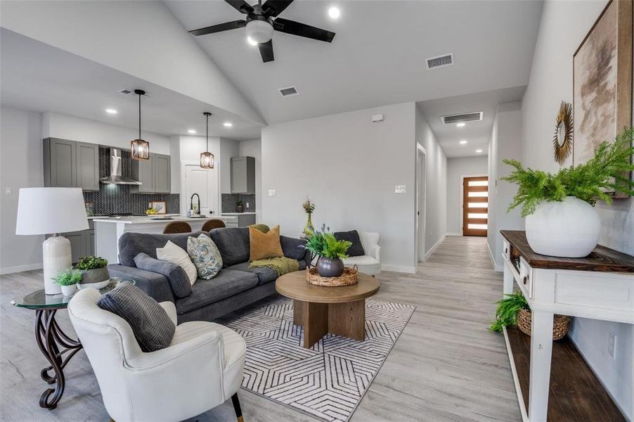 Furnished interior view inside a new home in , Kemp (Image 4).