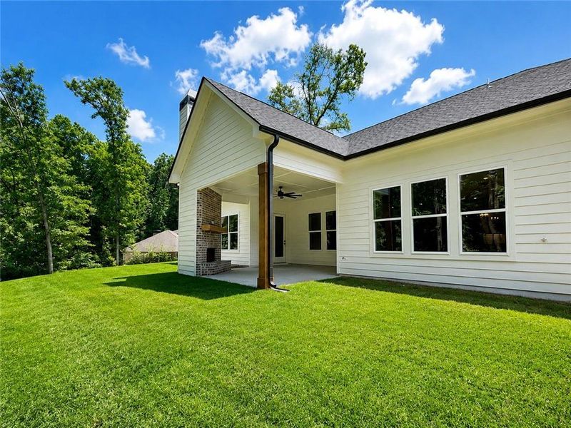 Exterior details and patio area of a home in , Pendergrass (Image 24).