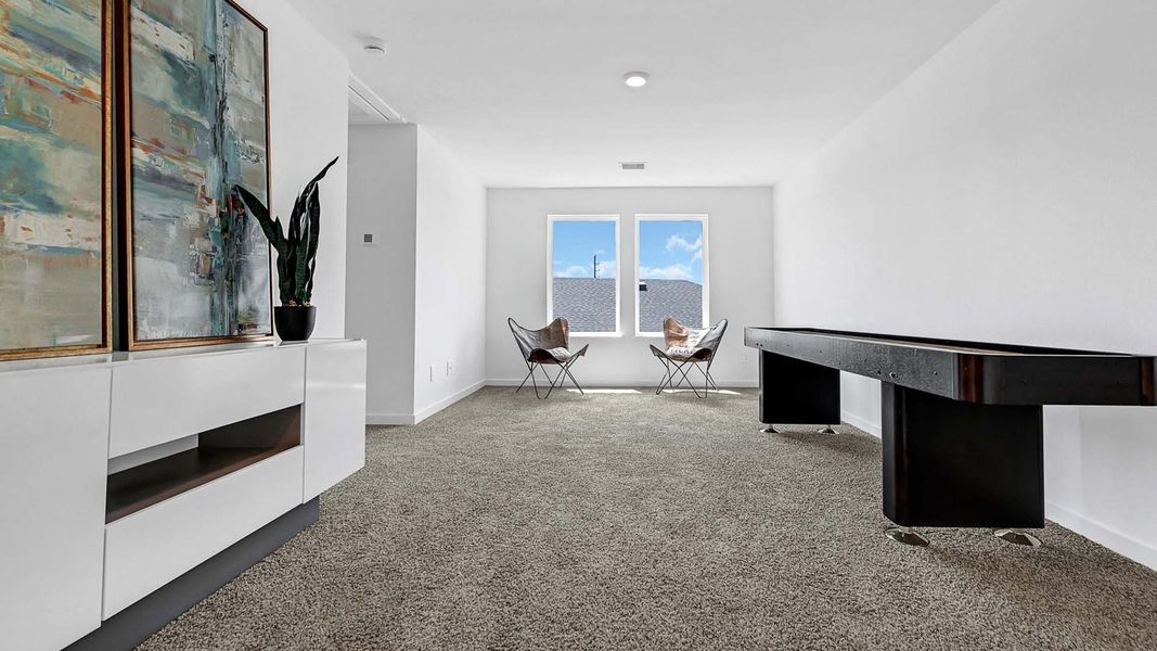 Furnished interior view inside a new home in Holly Ridge, Rosenberg (Image 15). Furnished interior view inside a new home in Holly Ridge, Rosenberg (Image 15).