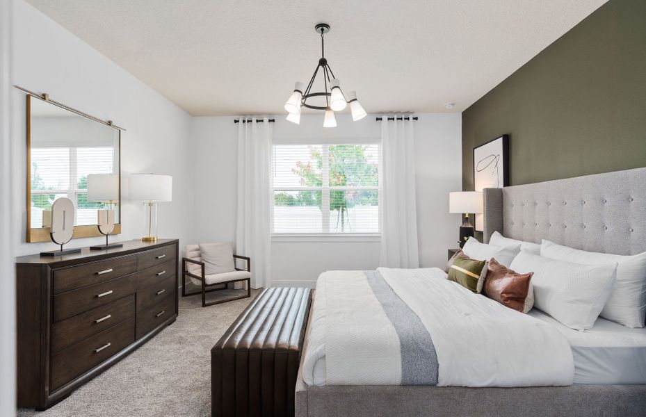 Furnished interior view inside a new home in Canopy Preserve, Deland (Image 7).